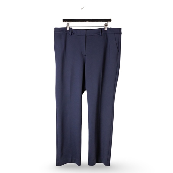 NWT: Talbots Women’s Soho Pants; Navy Blue; Size 16WP - Picture 1 of 15